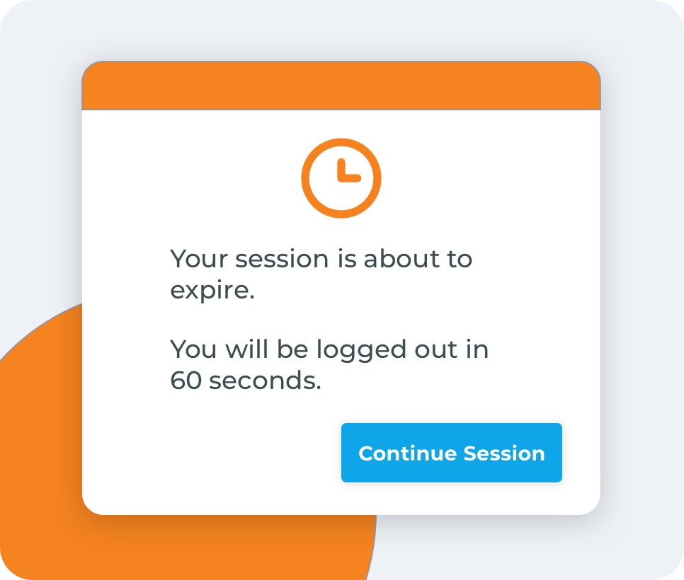 single sign on session length popup