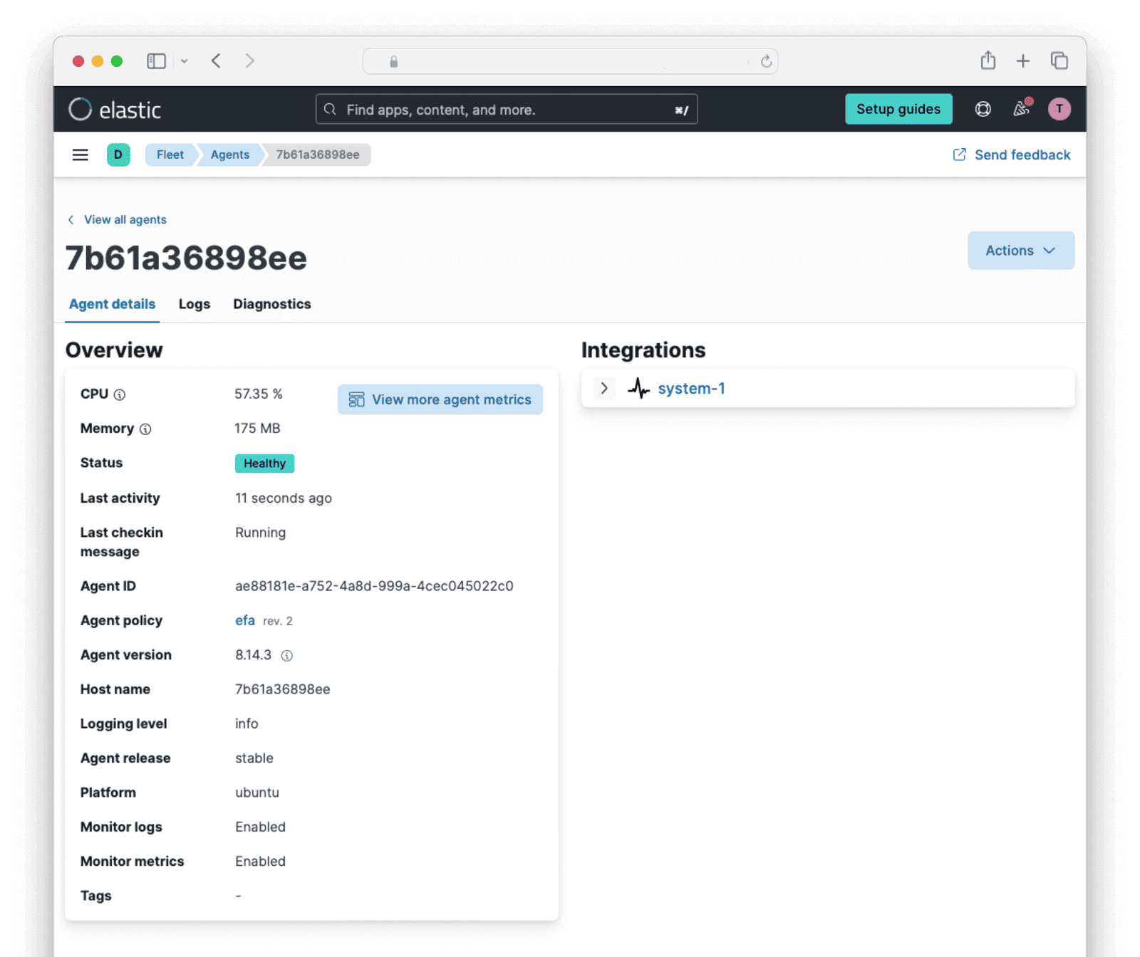 Fleet Agent overview in Elastic