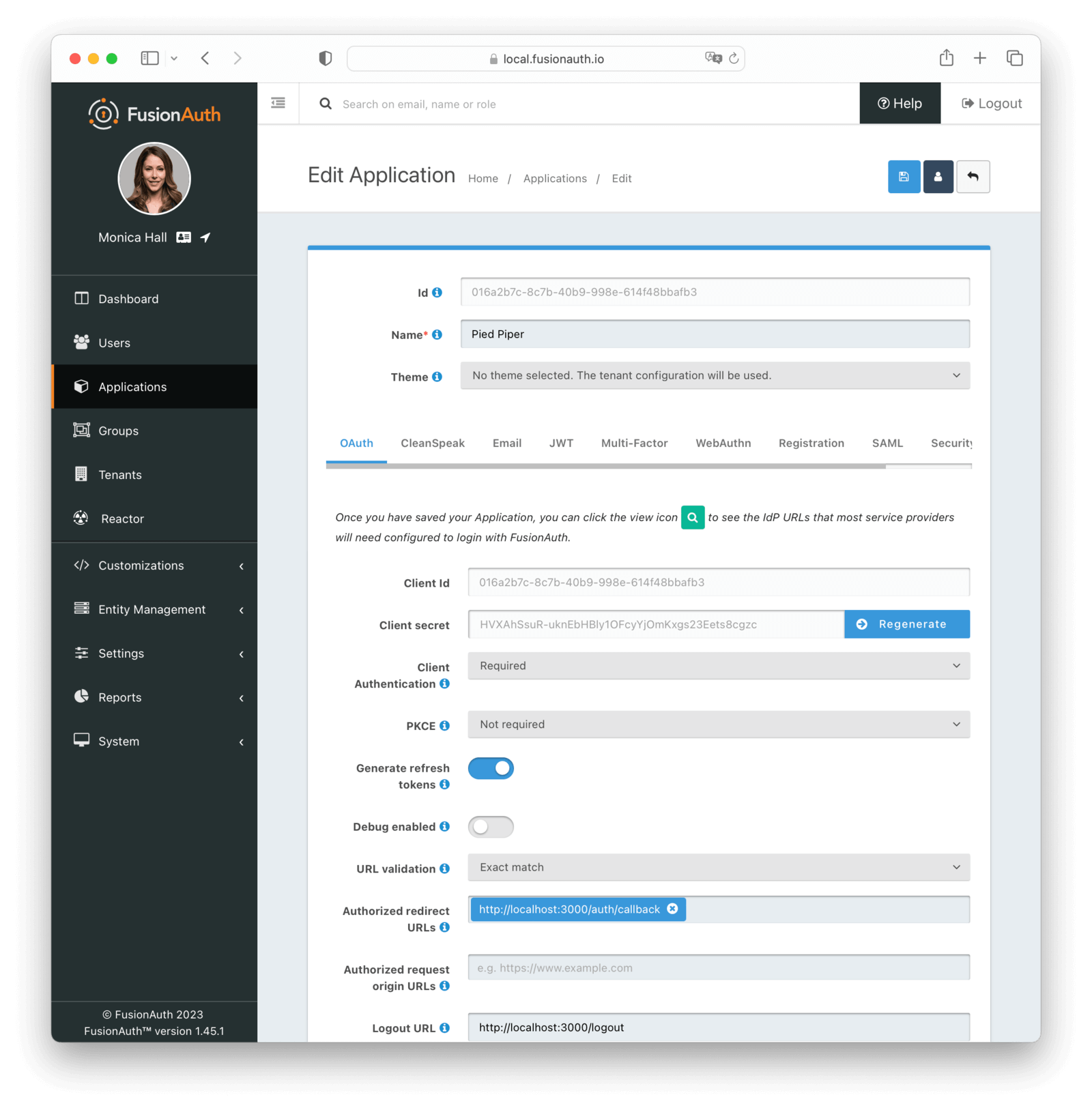 FusionAuth config for Remix