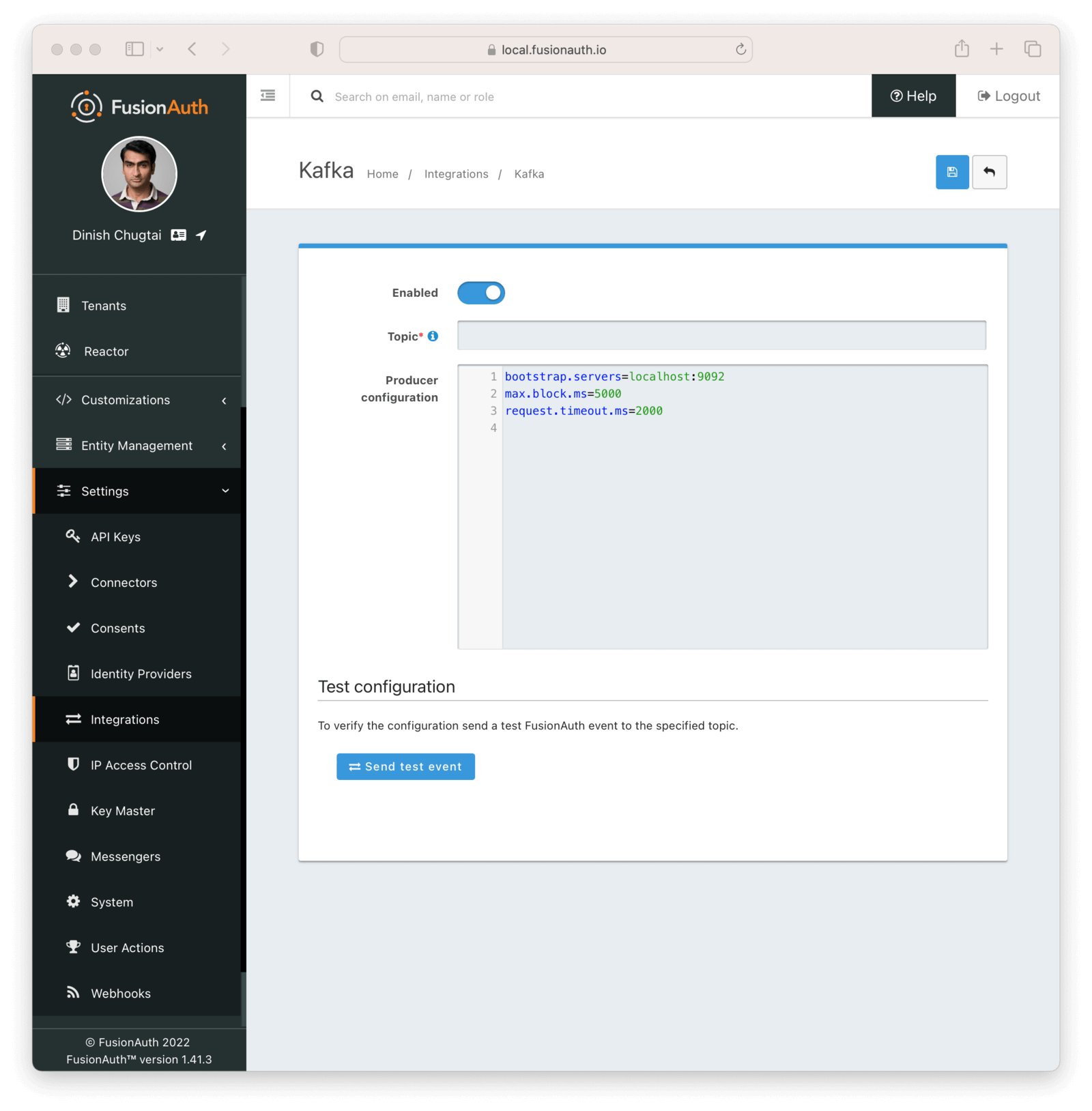 Kafka Configuration