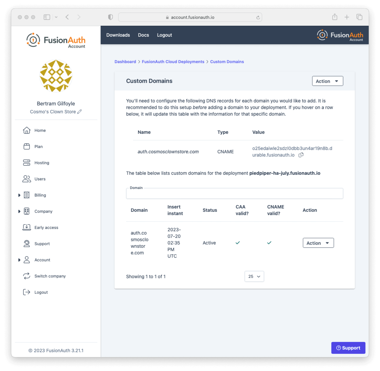 Unlimited custom domains listing.